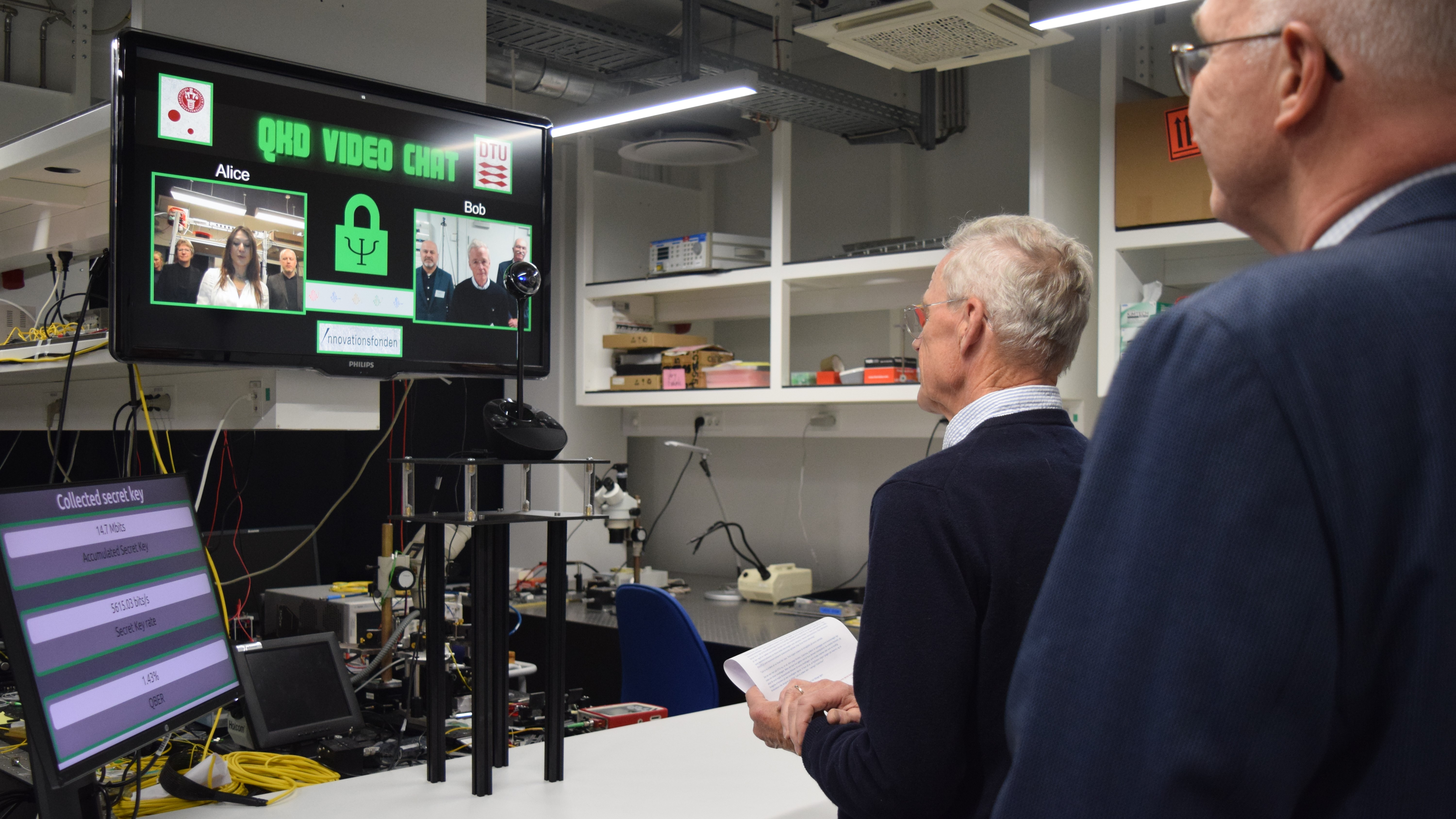 Unbreakable fibre network connection established between DTU and Niels ...